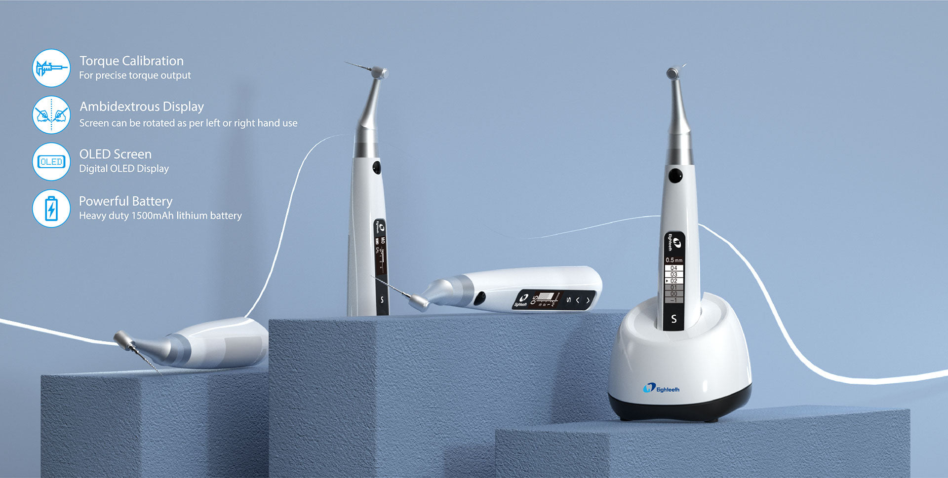 E-connect S-Endomotor with Built-in Apex Locator