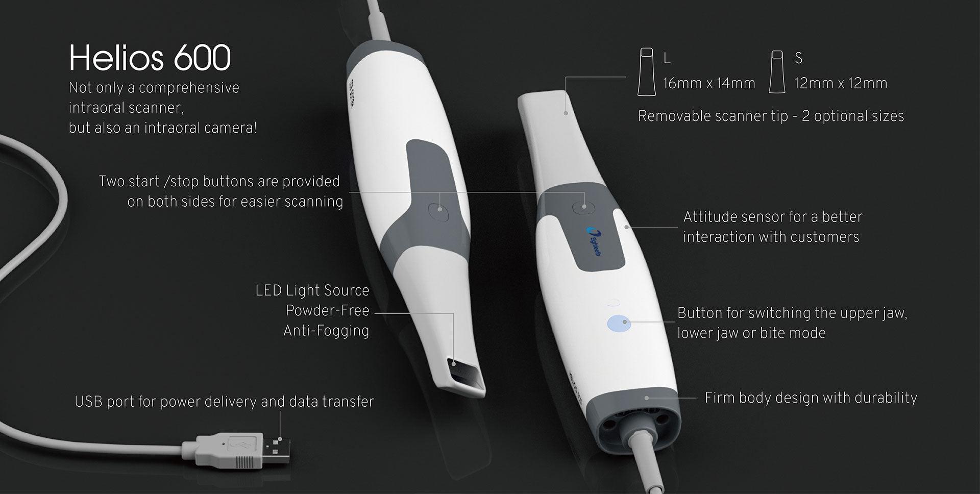 Helios 600 3D Intraoral Scanner